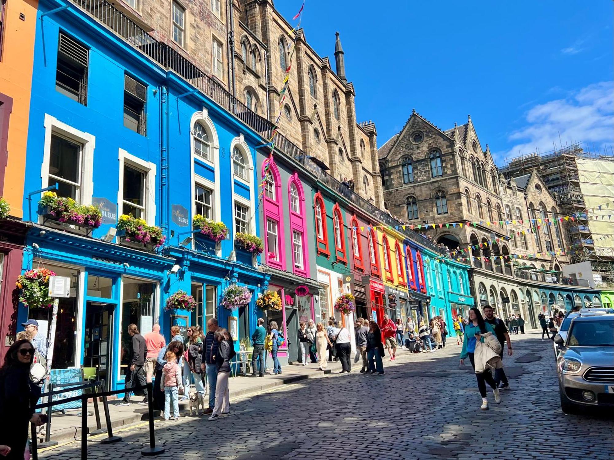 Bright Old Town City Centre Apartment Edimburgo Exterior foto